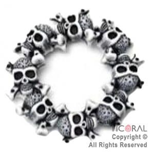 PULSERA CALAVERAS x 1